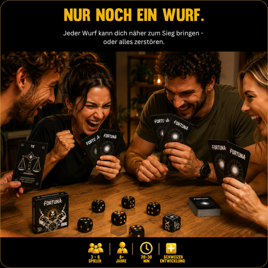 FORTUNA – Nur noch ein Wurf.